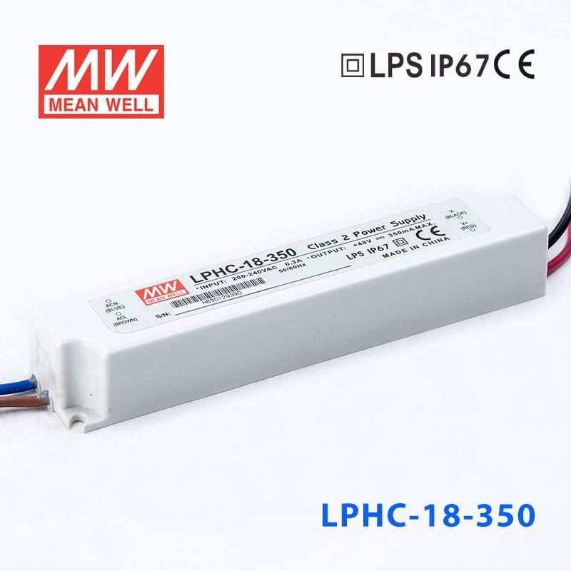 Meanwell Alimentatore LED 16W 350mA IP42 Corrente Costante